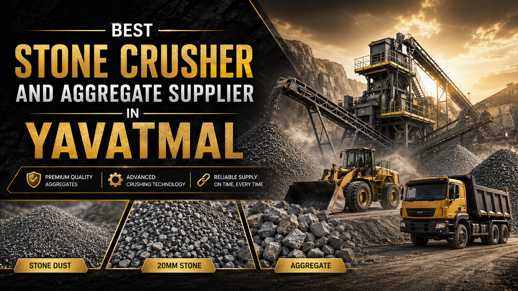 Best Stone Crusher and Aggregate Supplier in Yavatmal