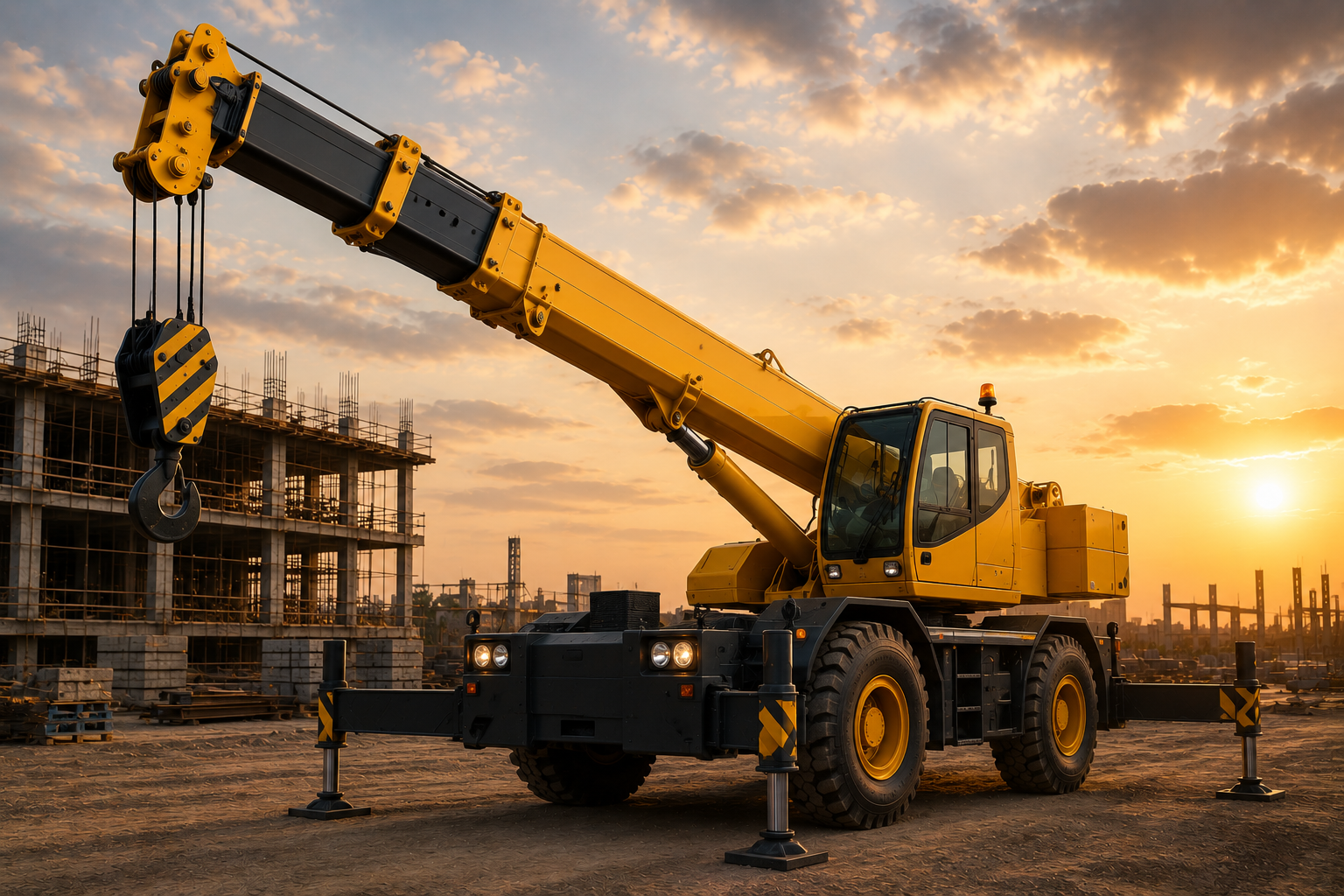 Telescopic Boom Crane